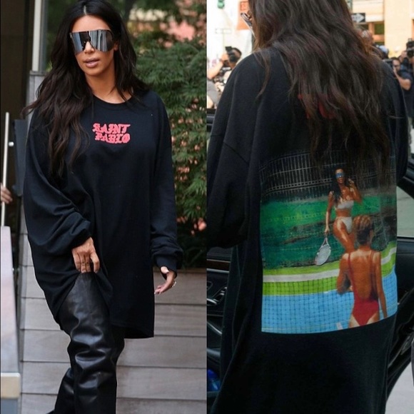 Saint Pablo tour Kanye west Kim kardashian long sleeve size XL Tees - Long  Sleeve